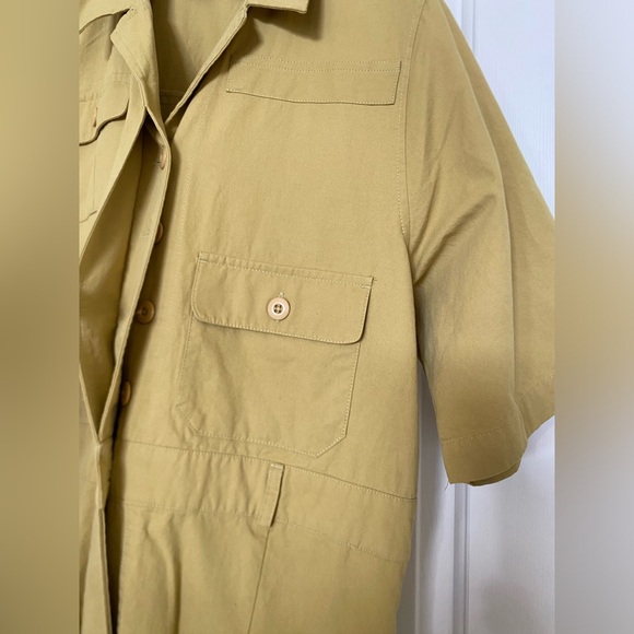 ⭐️ Shades of Grey by Micah Cohen jumpsuit mustard size medium - Picture 3 of 8